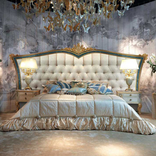 W02 French Rococo Mother-of-Pearl Princess Bed